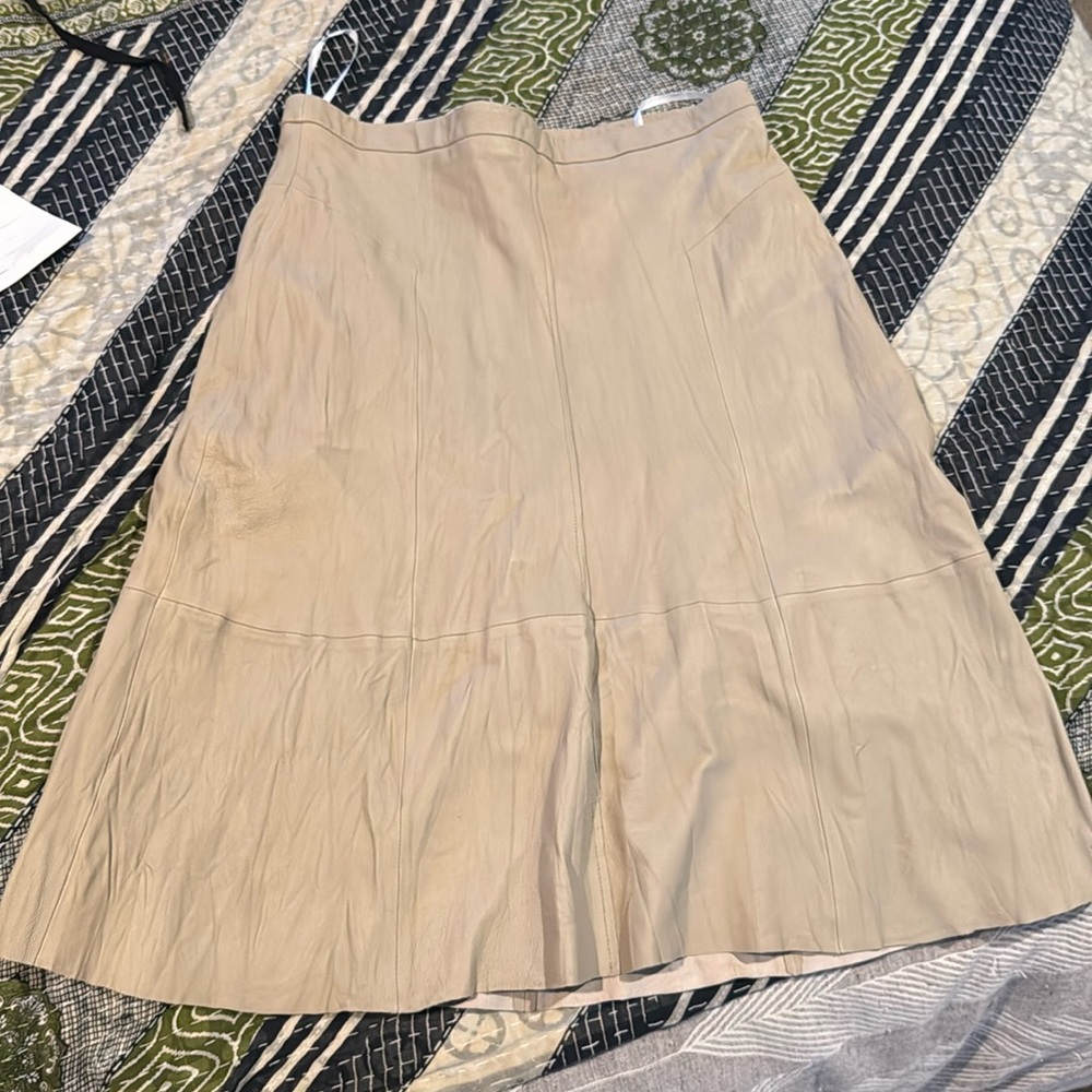Burning Torch Leather Skirt